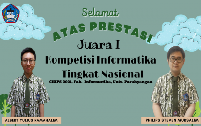 SISWA RICCI JUARA PERTAMA KOMPETISI INFORMATIKA TINGKAT NASIONAL