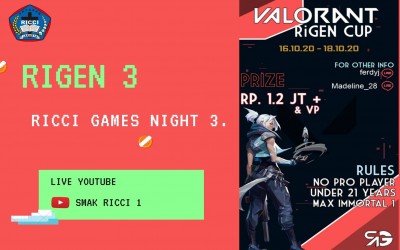 OSIS SMAK RICCI 1 ADAKAN KOMPETISI E-SPORTS
