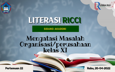 Mengatasi Masalah dalam Organisasi  atau Perusahaan : Sidang Akademik