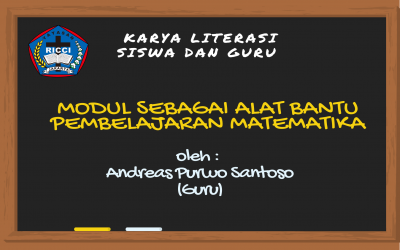 MODUL SEBAGAI ALAT BANTU PEMBELAJARAN MATEMATIKA