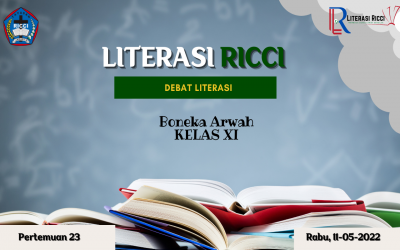 Boneka Arwah dalan Debat Literasi