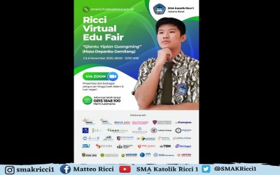SMA RICCI 1 SUKSES ADAKAN EDUFAIR SECARA DARING