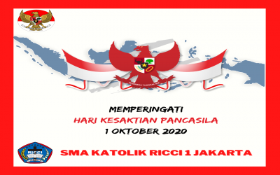 SMA RICCI 1 IKUTI UPACARA HARI KESAKTIAN PANCASILA SECARA DARING !